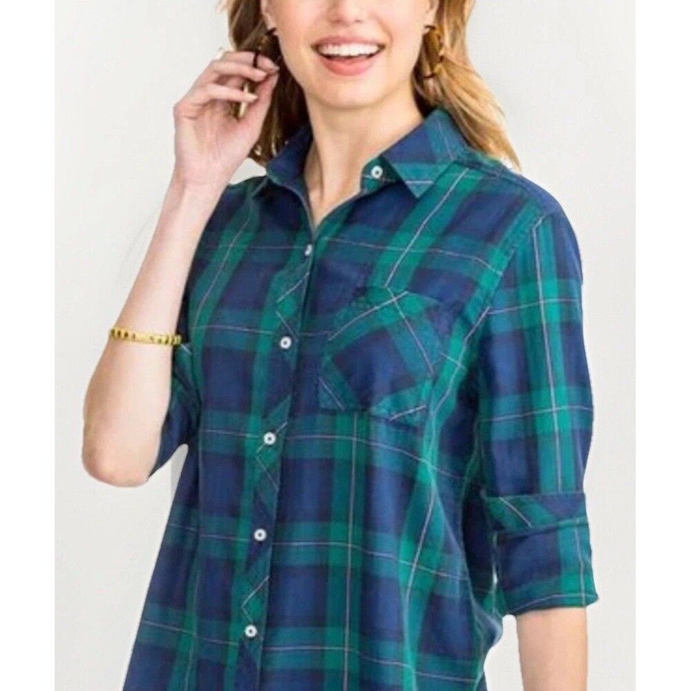 SOUTHERN TIDE Emery Button Up Preppy Western Cowgirl Cowboycore